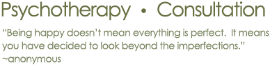Psychotherapy  &  Consultation